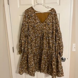 Anthropologie Boho Mini Dress